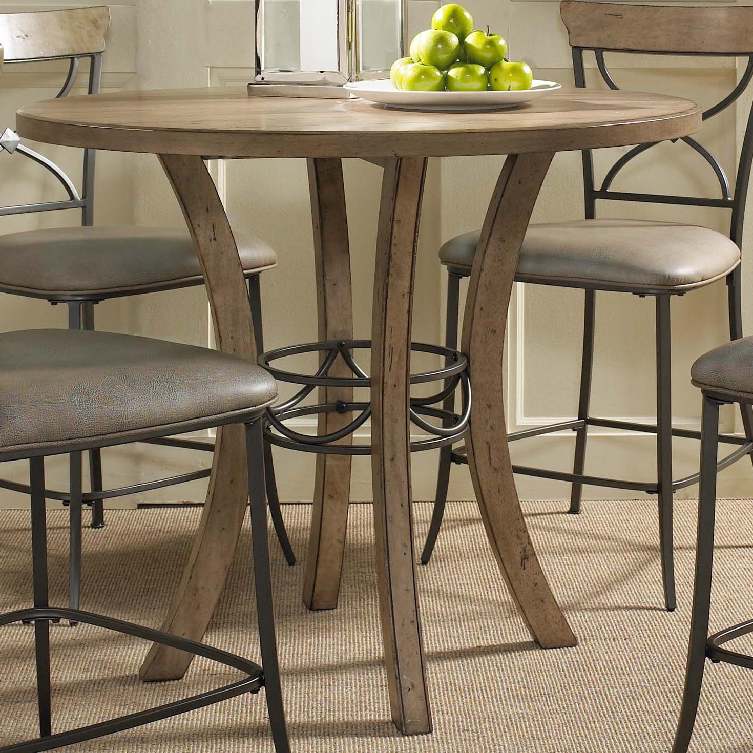 Hillsdale Charleston 4670ctb Round Counter Height Table W Wood