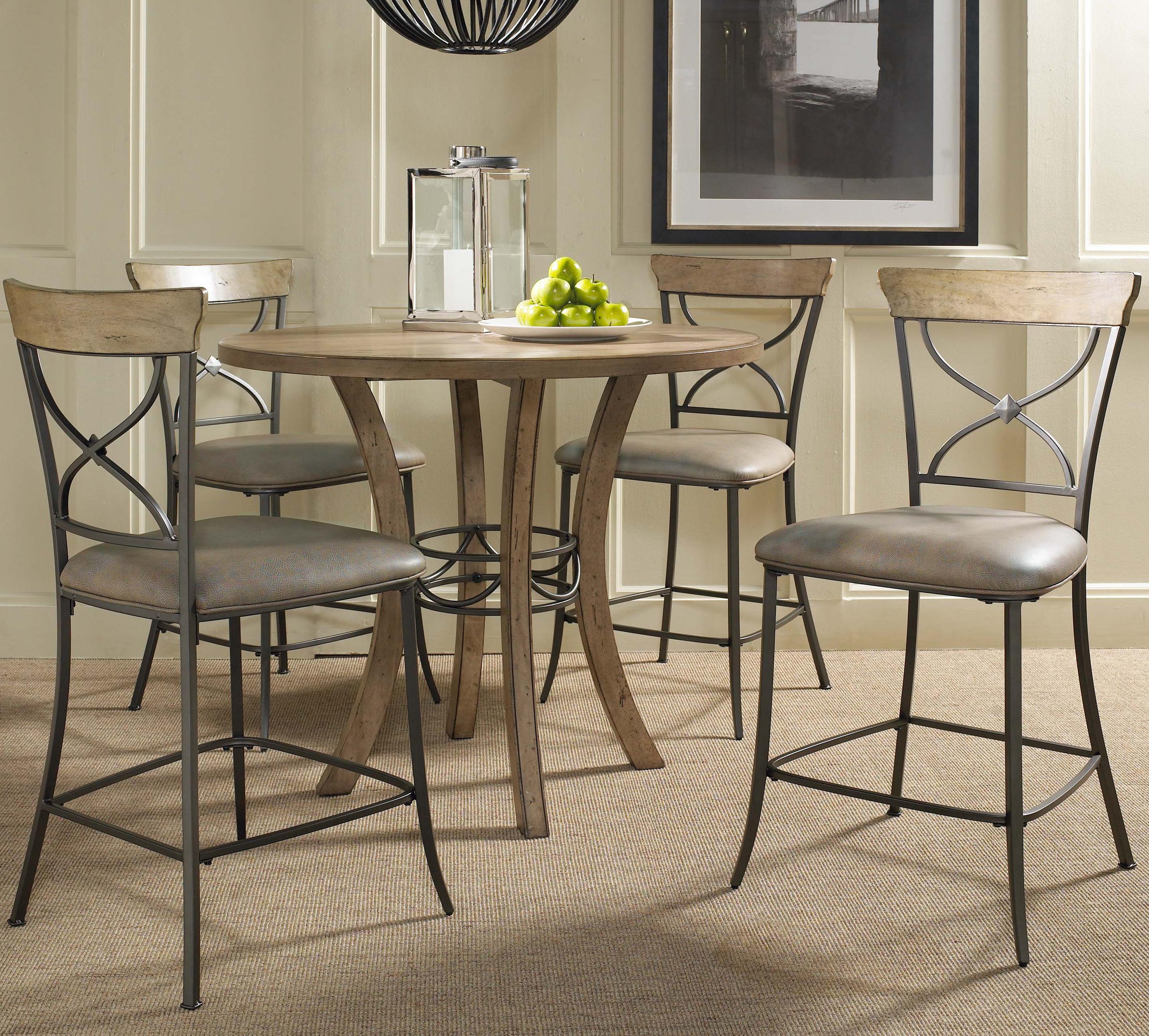 Hillsdale Charleston 4670ctb Round Counter Height Table W Wood