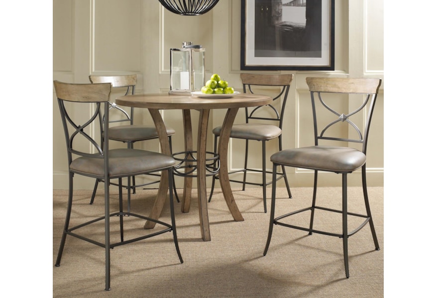 Hillsdale Charleston 4670ctb Round Counter Height Table W Wood
