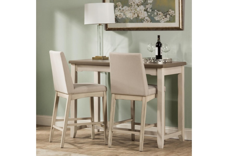 Hilale Clarion 3 Piece Counter Height Dining Set With Hilale Clarion 3 Piece Counter Height Dining Set With