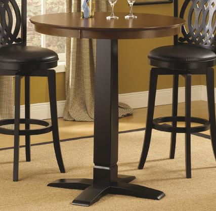 Hillsdale Dynamic Designs Bar Height Bistro Table And Swivel Chairs Conlins Furniture Pub Table And Stool Sets
