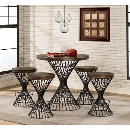 Hillsdale Kanister 5 Piece Counter Height Dining Set Furniture