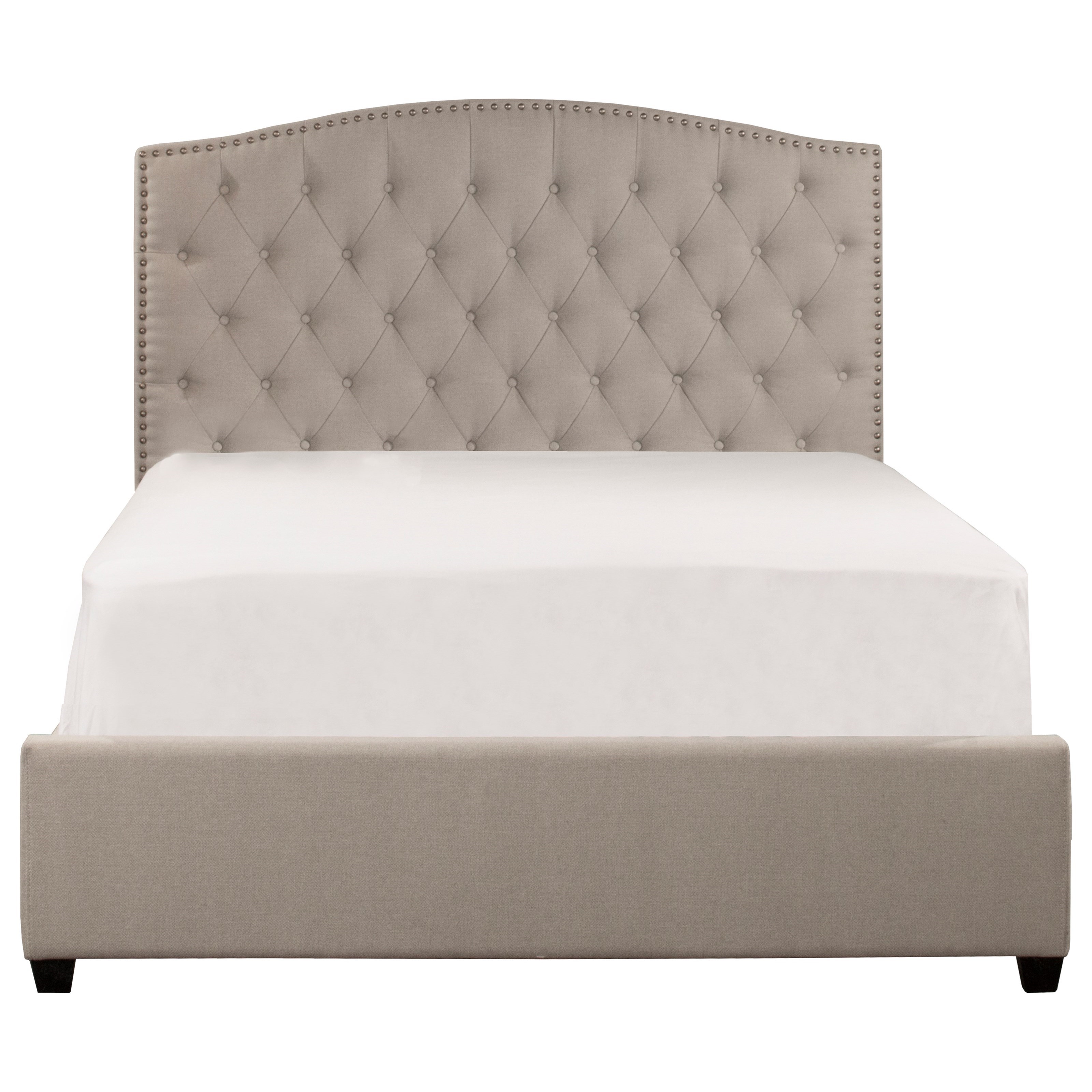 Hillsdale Lila Queen Upholstered Bed With Tufted Headboard Becker Furniture Upholstered Beds