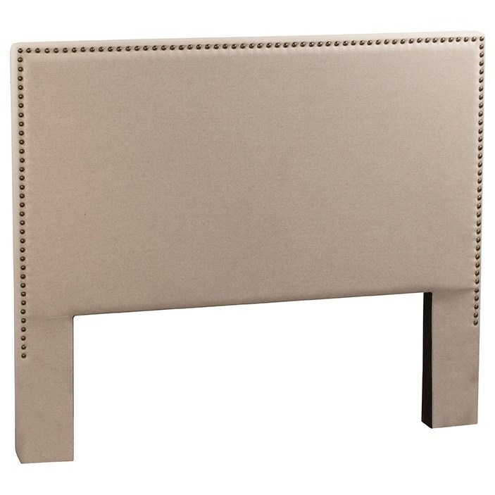 Hillsdale Megan 2298 573 Queen Upholstered Headboard With Nailhead Trim Becker Furniture Headboards