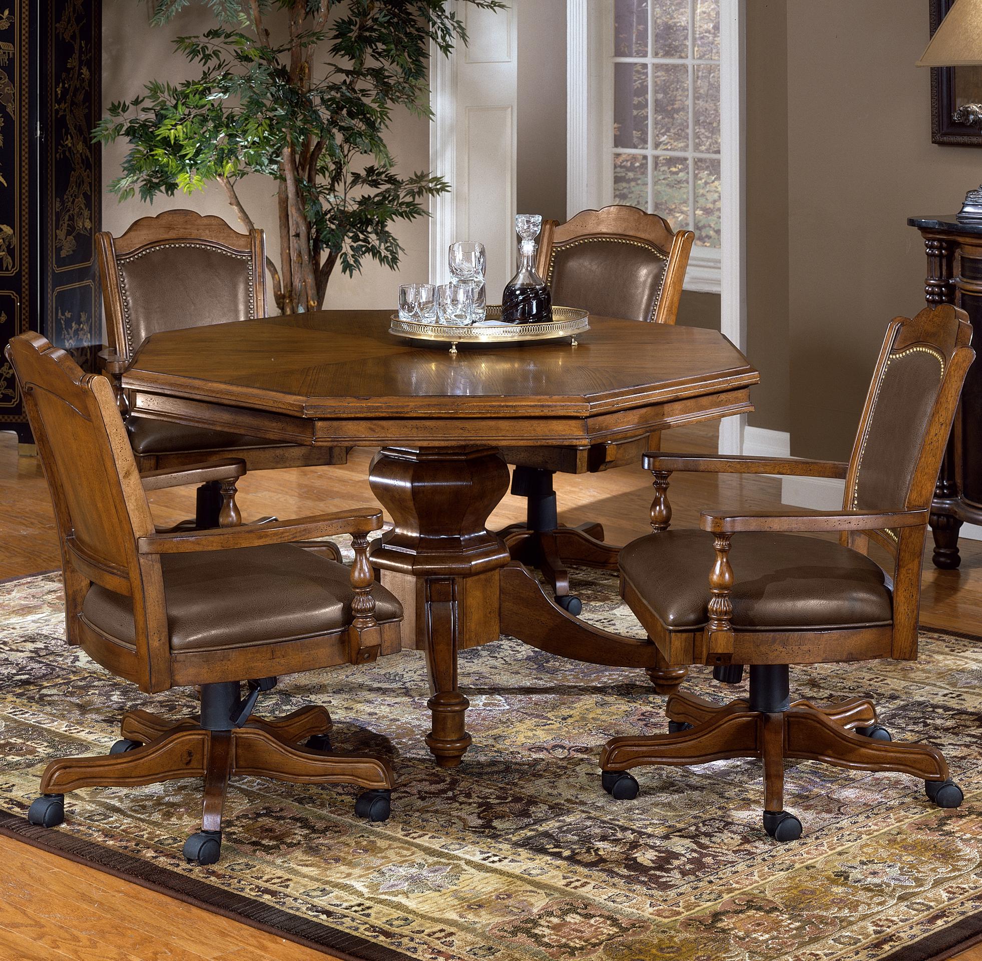 Hillsdale Nassau 6060gtbc 5 Piece Game Table Set Dunk Bright