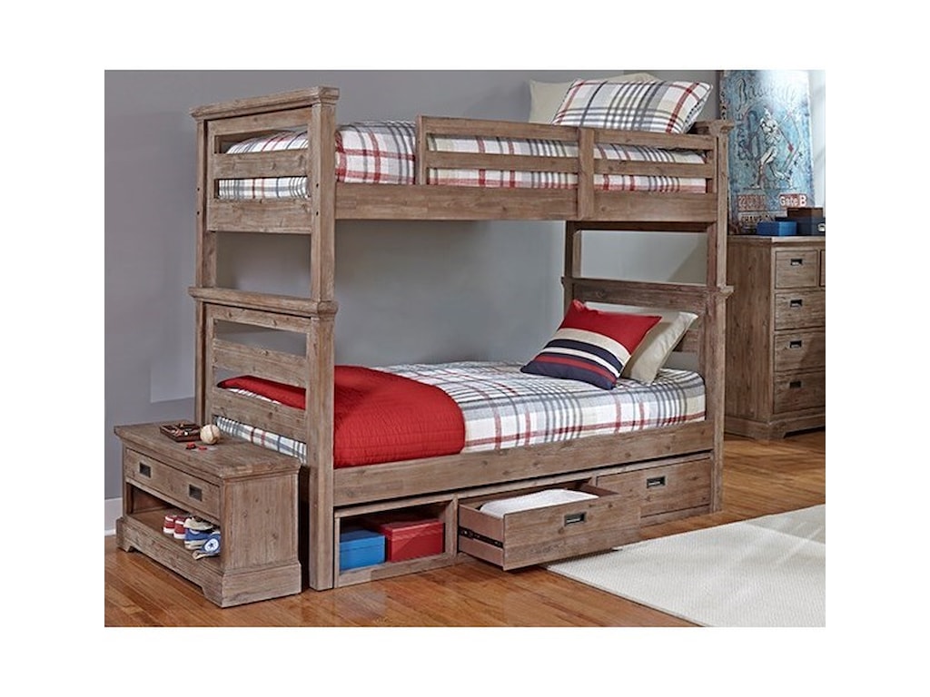 Hillsdale OxfordFull Over Full Bunk