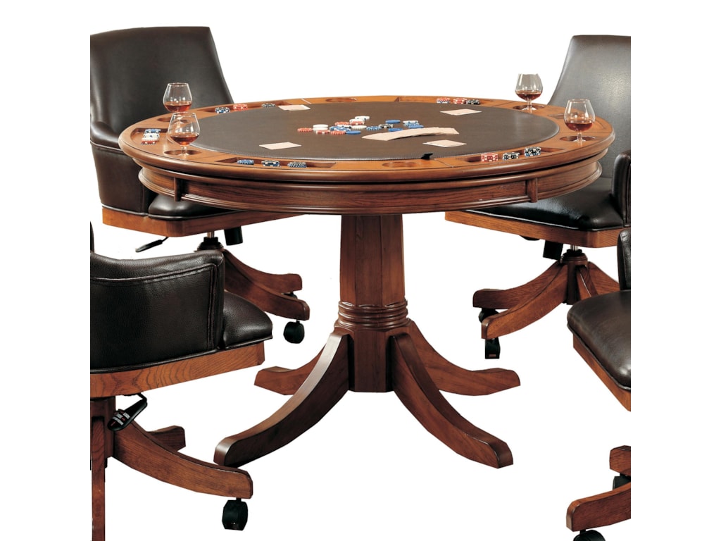 Hillsdale Park View Round Flip Top Gaming Dining Table Conlins Furniture Game Tables Hillsdale Park View Round Flip Top Gaming Dining Table Conlins Furniture Game Tables