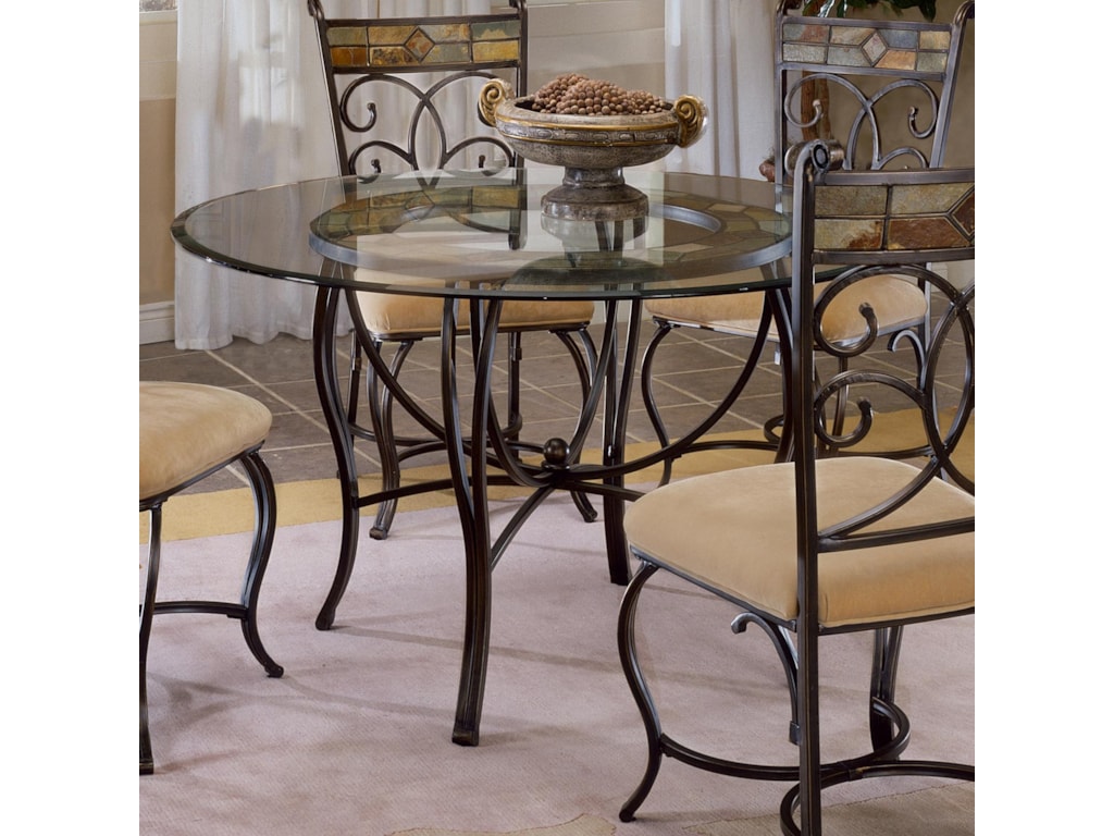 Hilale Pompei 48 Round Dining Table Vandrie Home Furnishings Pompei 48 Round Dining Table By Hilale