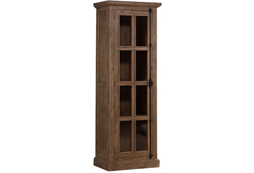 Hillsdale Tuscan Retreat Single Door Cabinet Bookshelf With Glass