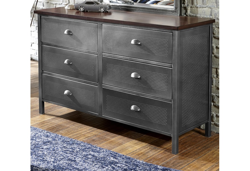 Hillsdale Urban Quarters Contemporary Metal Dresser Westrich