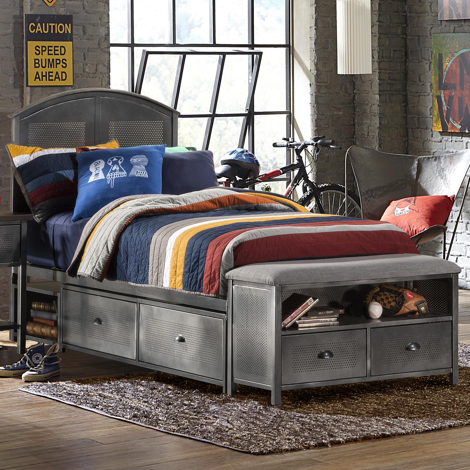 Hillsdale Urban Quarters 1265bfsb Contemporary Full Storage Bed