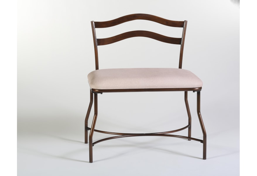 Hillsdale Vanity Stools 50939 Windsor Vanity Bench With X Streaker