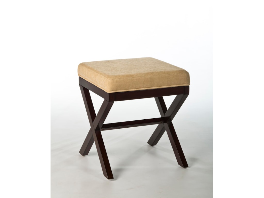 Hilale Vanity Stools Morgan Wood Stool With Cross Vanity Stools Morgan Wood Stool