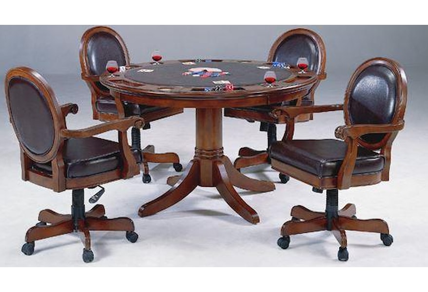 Hillsdale Warrington Caster Game Chair With Brown Leather Upholstery Wayside Furniture Dining Chairs With Casters Hillsdale Warrington Caster Game Chair With Brown Leather Upholstery Wayside Furniture Dining Chairs With Casters