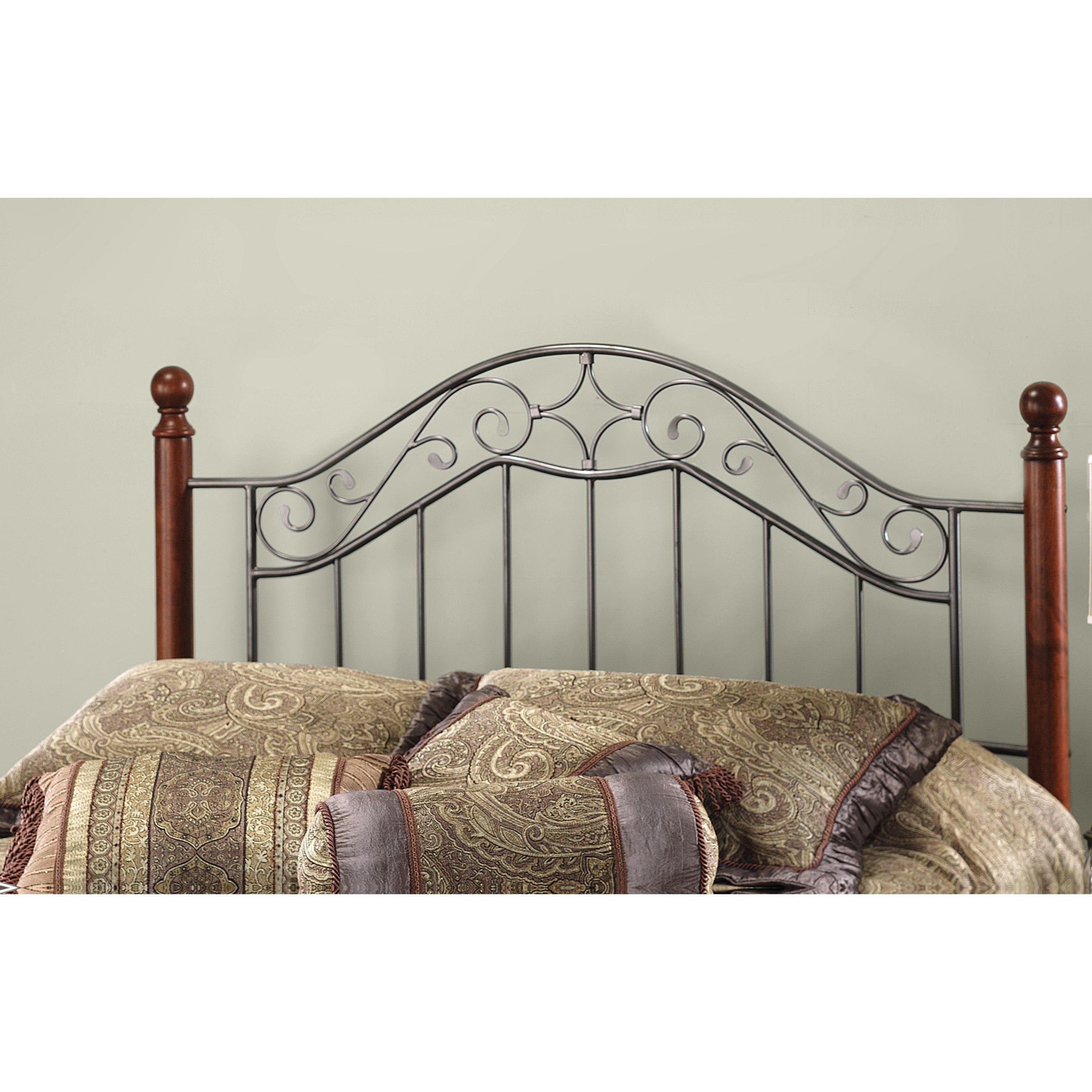 Hillsdale Wood Beds 1392hkr King Martino Headboard With Rails