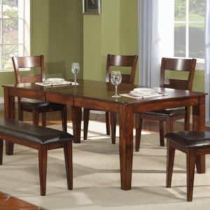 Warehouse M 1279 1279 4278l Modern Solid Mango Wood Dining Table