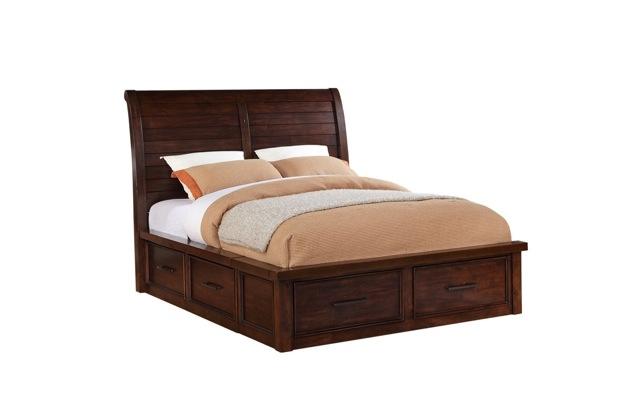 Holland House Sorrento Queen Sleigh Storage Bed Morris Home Sleigh Beds