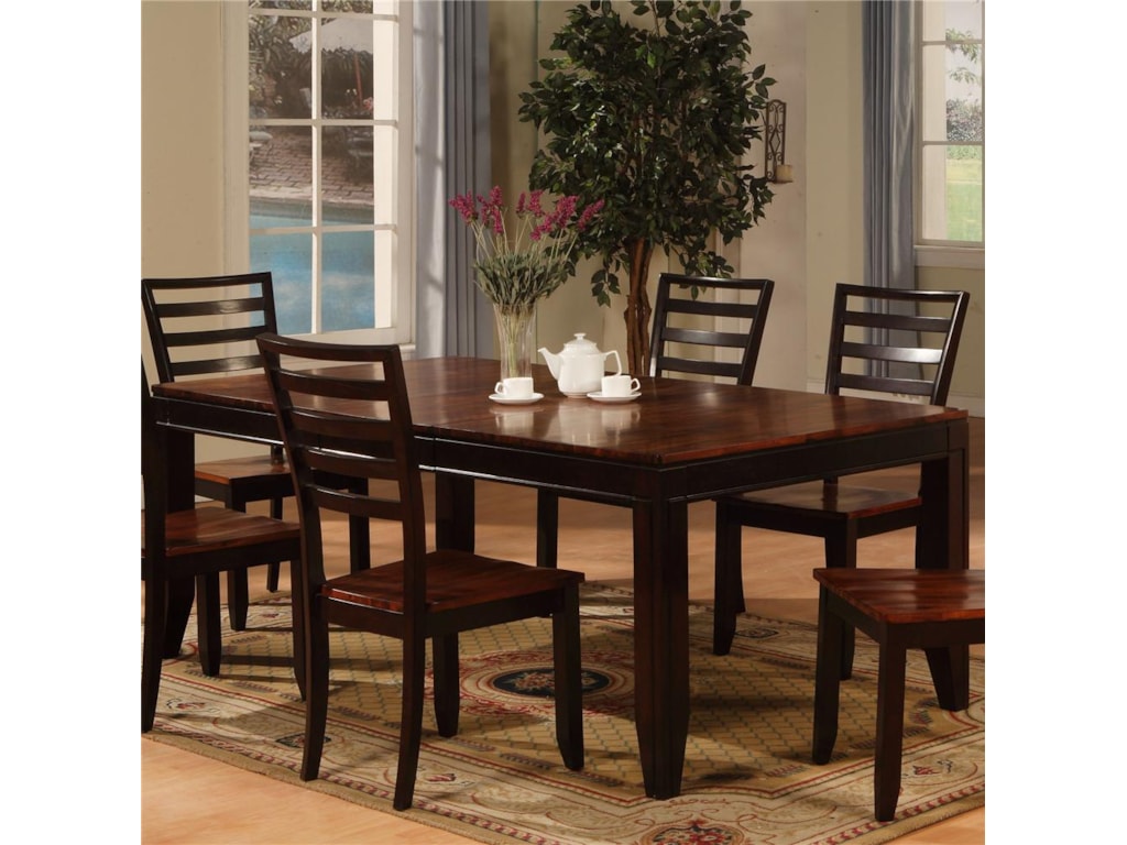 Holland House Adaptable DiningRectangle Leg Table