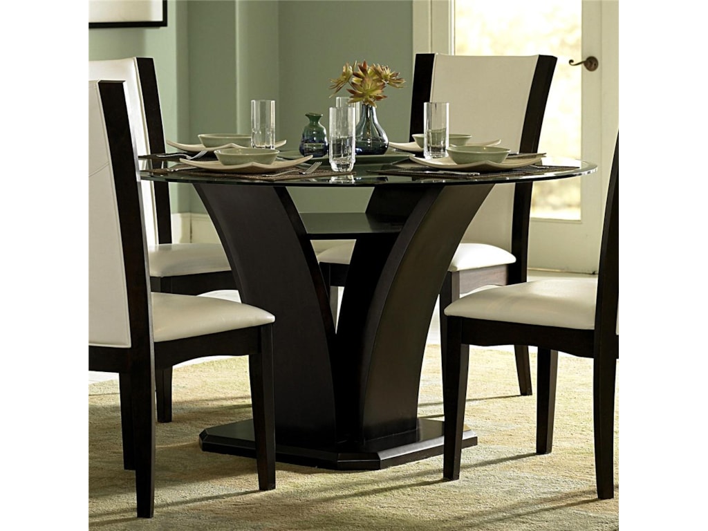 Homelegance 710Round Trestle Dining Table