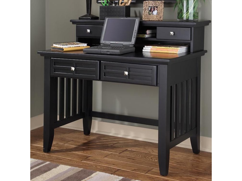 Home Styles Arts And Crafts 2 Drawer Writing Desk With Hutch