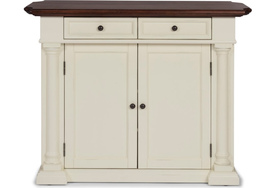 Homestyles Beacon Hill Transitional Kitchen Island With Drop Leaf Value City Furniture Kitchen Islands