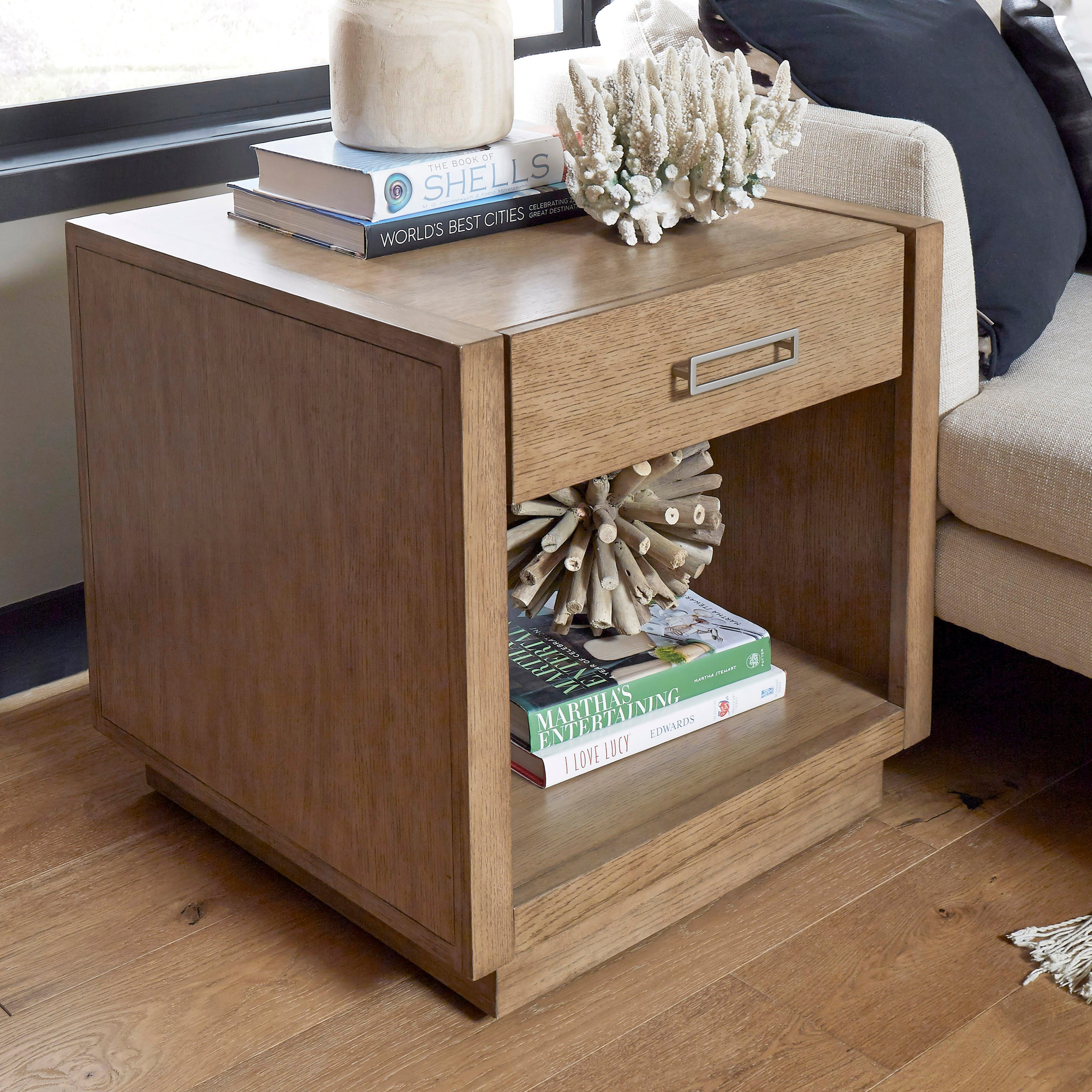 Homestyles Big Sur Casual End Table With Drawer Value City Furniture End Tables