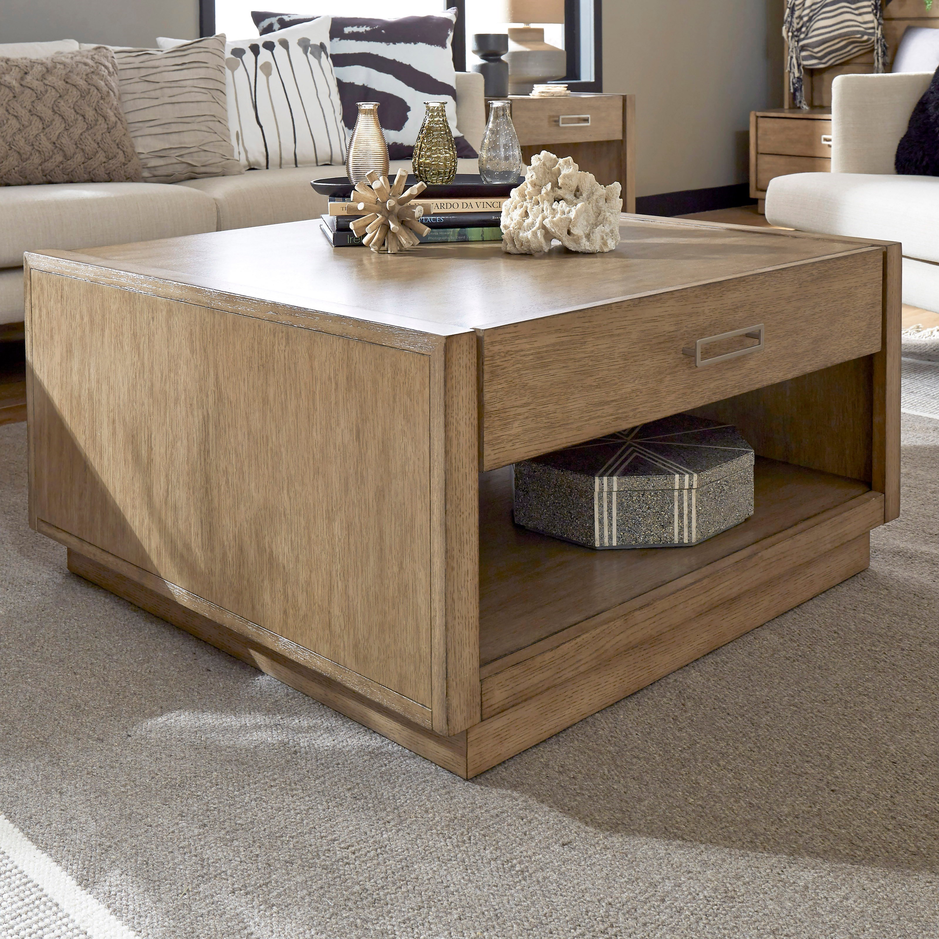 Homestyles Big Sur 5506 21 Casual Coffee Table With Drawers Sam Levitz Furniture Cocktail Coffee Tables