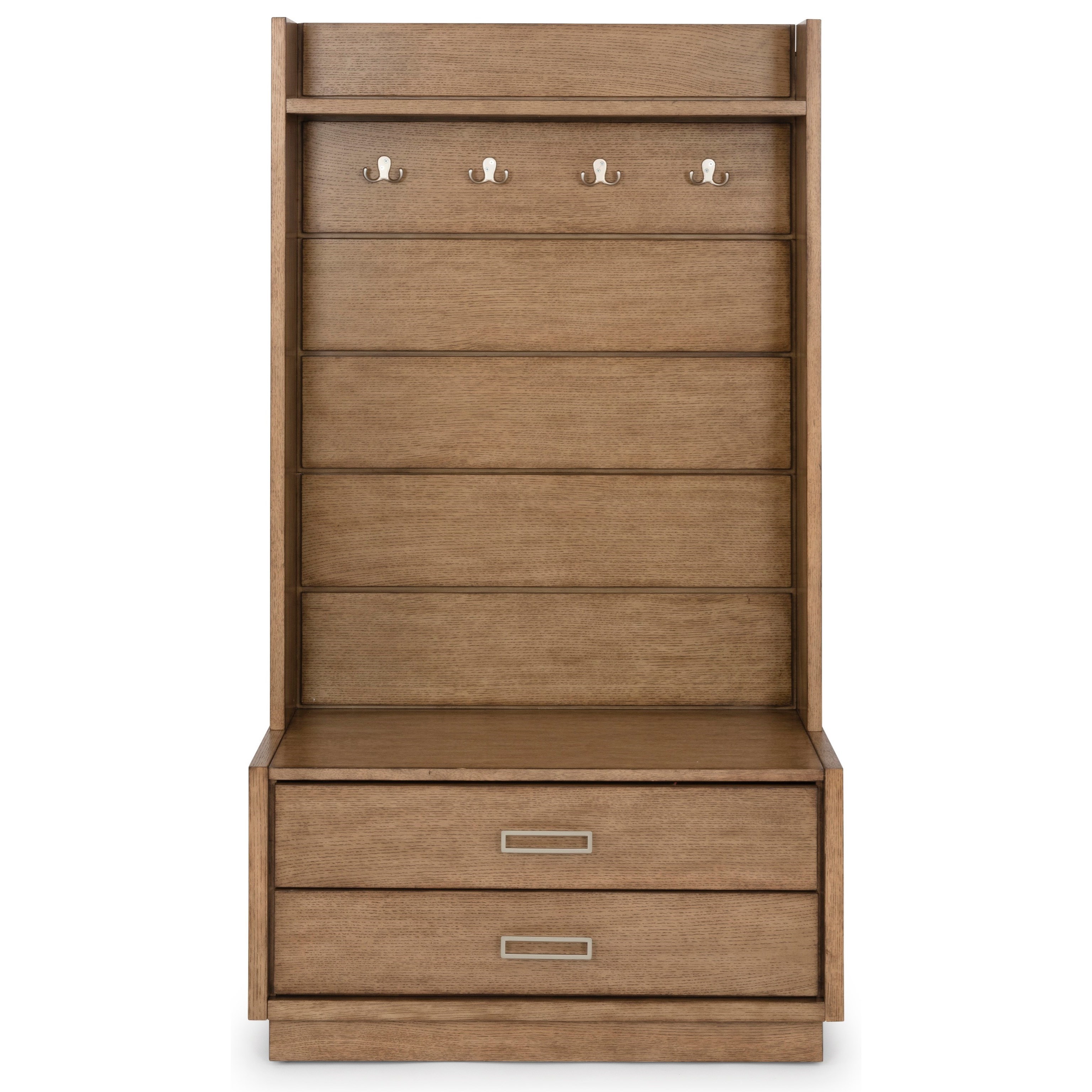 Homestyles Big Sur 5506 49 Casual Hall Tree With Drawers Sam Levitz Furniture Hall Trees Coat Racks