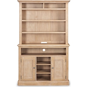 Homestyles Cambridge Country Style Buffet With Hutch With Media Storage Sam Levitz Furniture China Cabinets