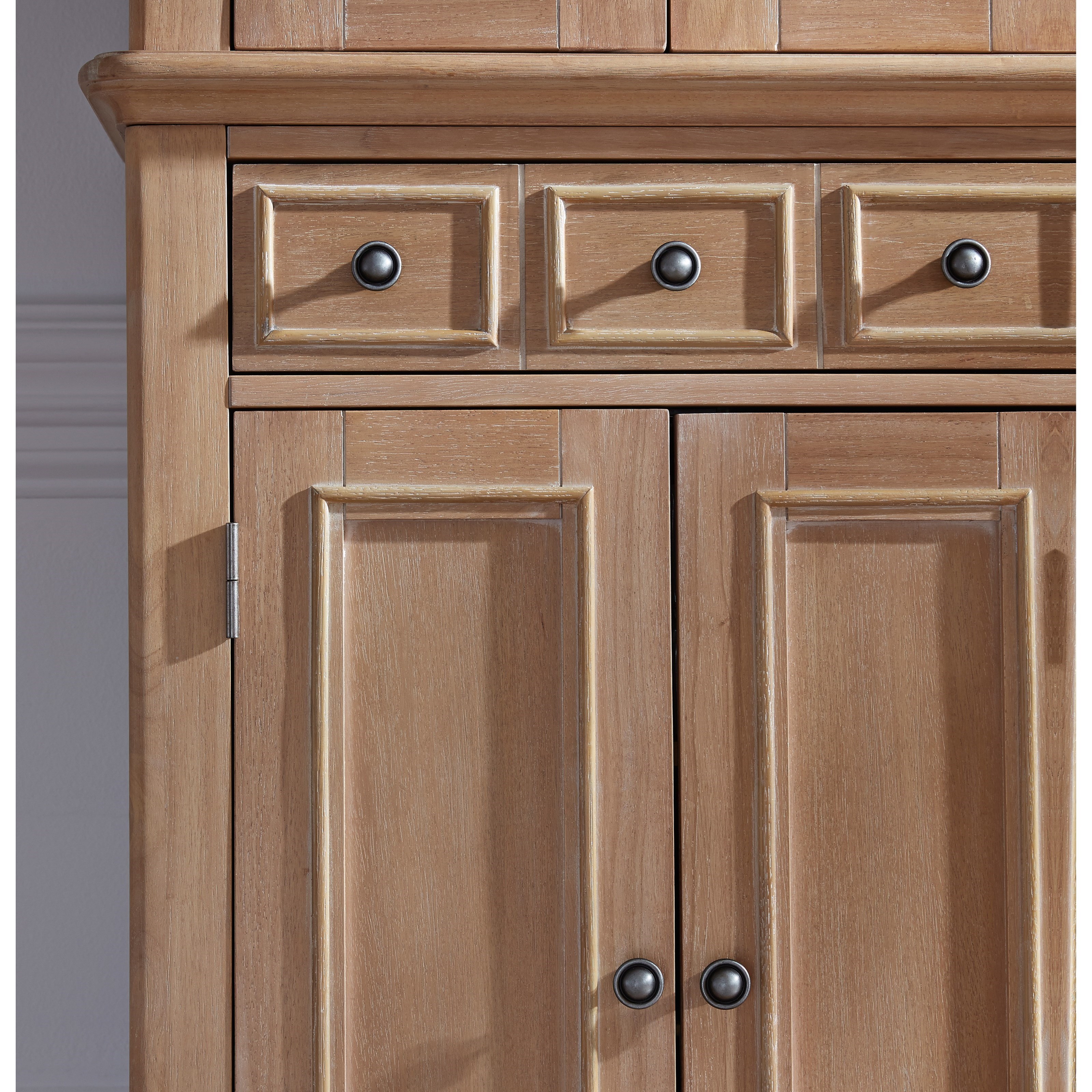 Homestyles Cambridge Country Style 4 Door Pantry Cabinet With 1 Drawer Value City Furniture China Cabinets