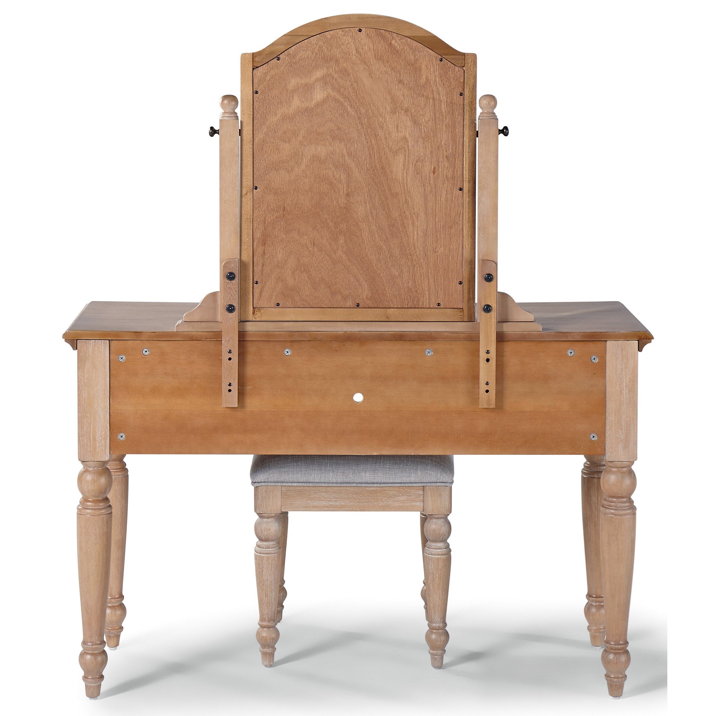 Homestyles Cambridge Country Style 3 Drawer Vanity With Mirror Bench Value City Furniture Vanities Vanity Sets