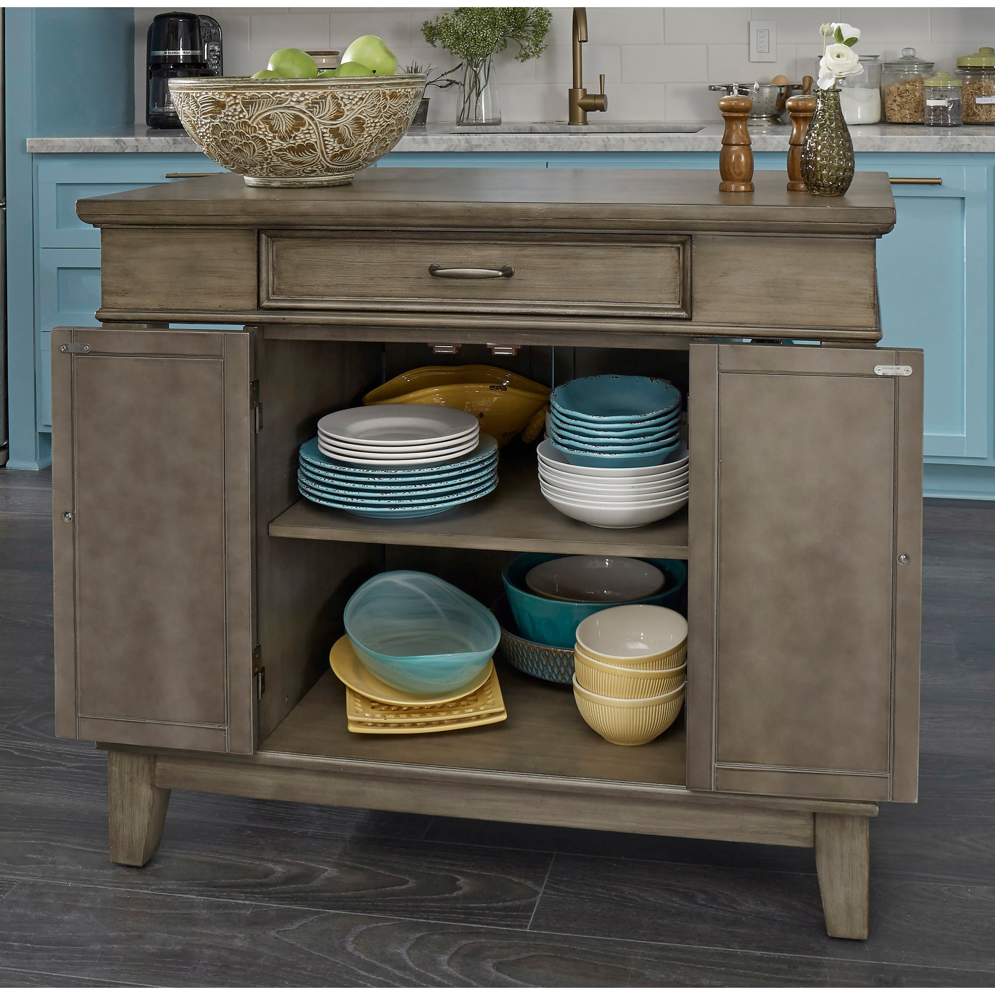 Homestyles Mountain Lodge 5525 93 Farmhouse Kitchen Island With Adjustable Shelf Northeast Factory Direct Kitchen Islands