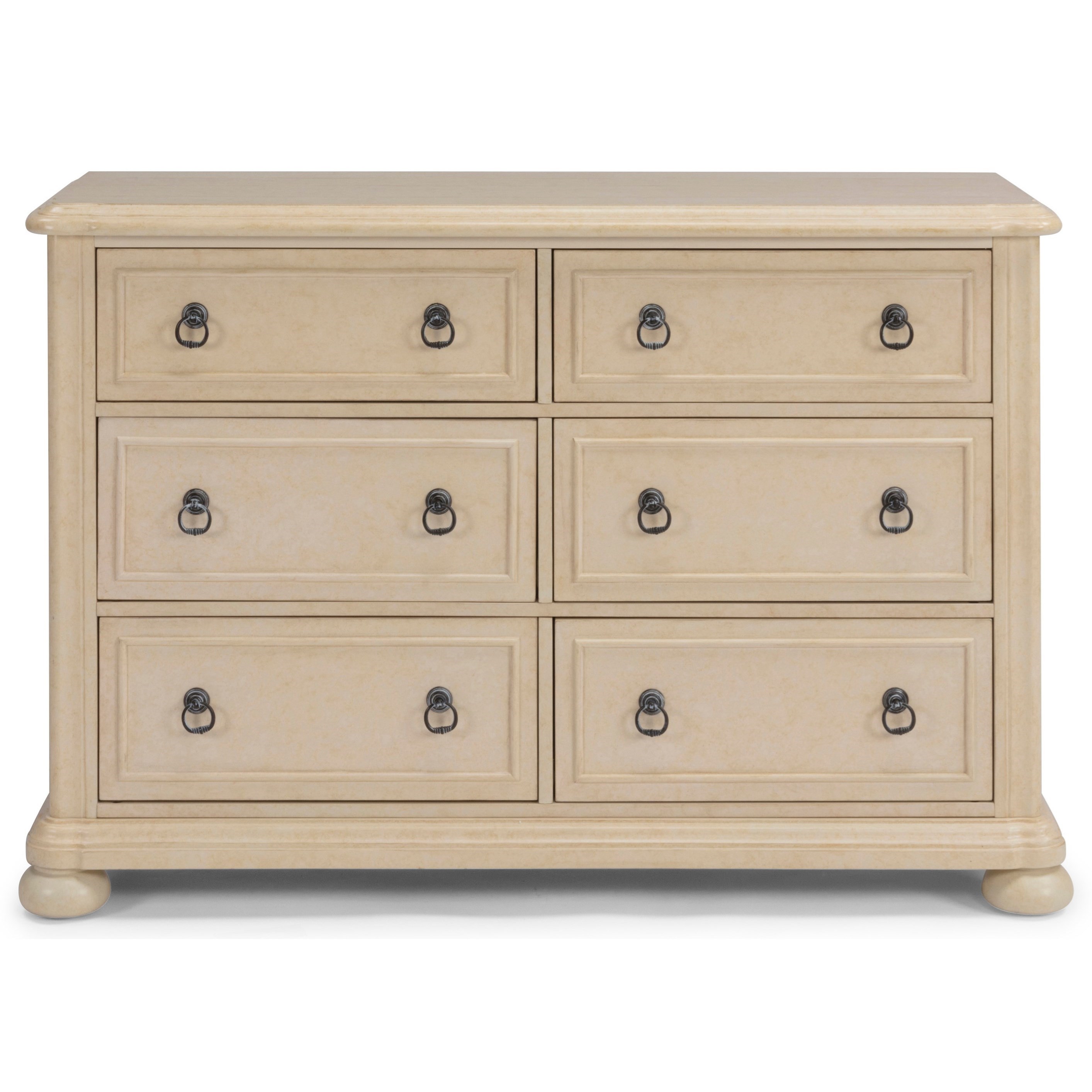 Homestyles Provence 5502 43 Cottage Style 6 Drawer Dresser Sam Levitz Furniture Dressers