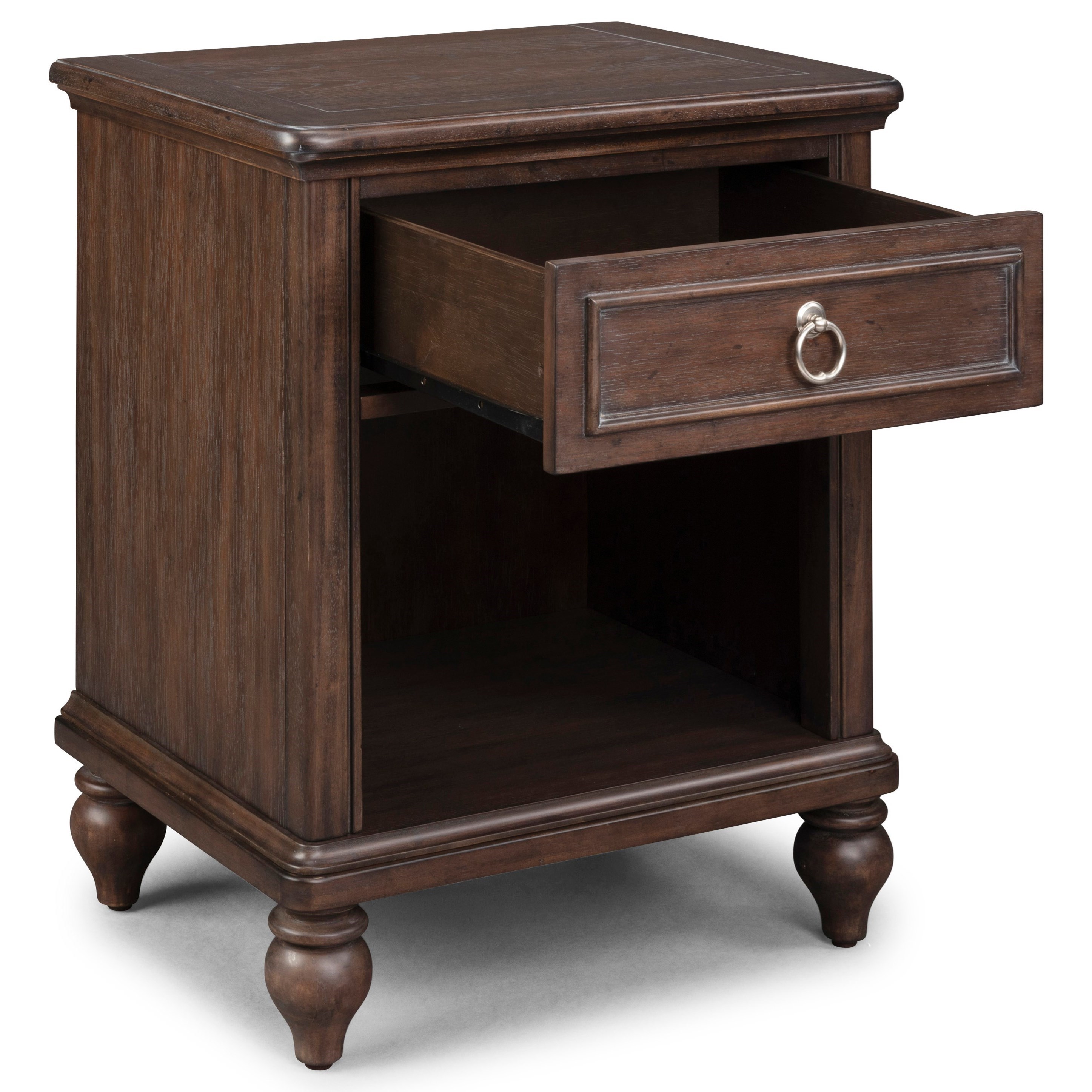 Homestyles Southport Traditional Nightstand With Shelf Value City Furniture Nightstands