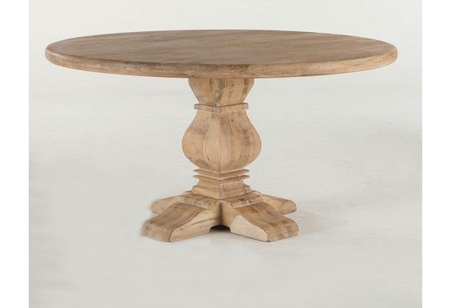 Home Trends Design San Rafael Htd Fsr Rd54ao T San Rafael 54 Round Dining Table Hudson S Furniture Dining Tables