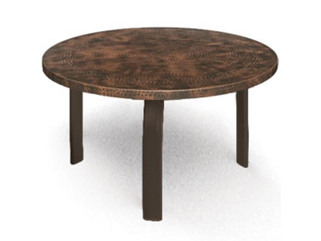 Homecrest Hammered Metal 3724rmh 24 Round Side Table With Homecrest Hammered Metal 3724rmh 24 Round Side Table With