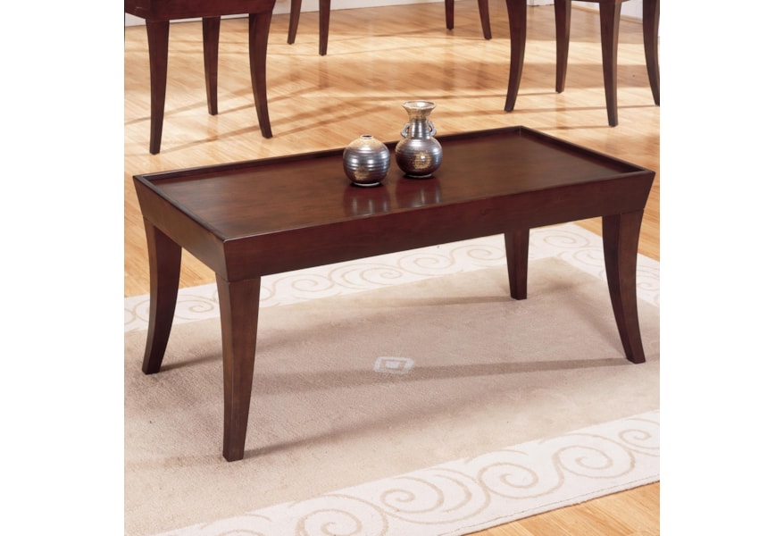 Homelegance Zen Casual Cocktail Table With Espresso Finish Value City Furniture Cocktail Coffee Tables