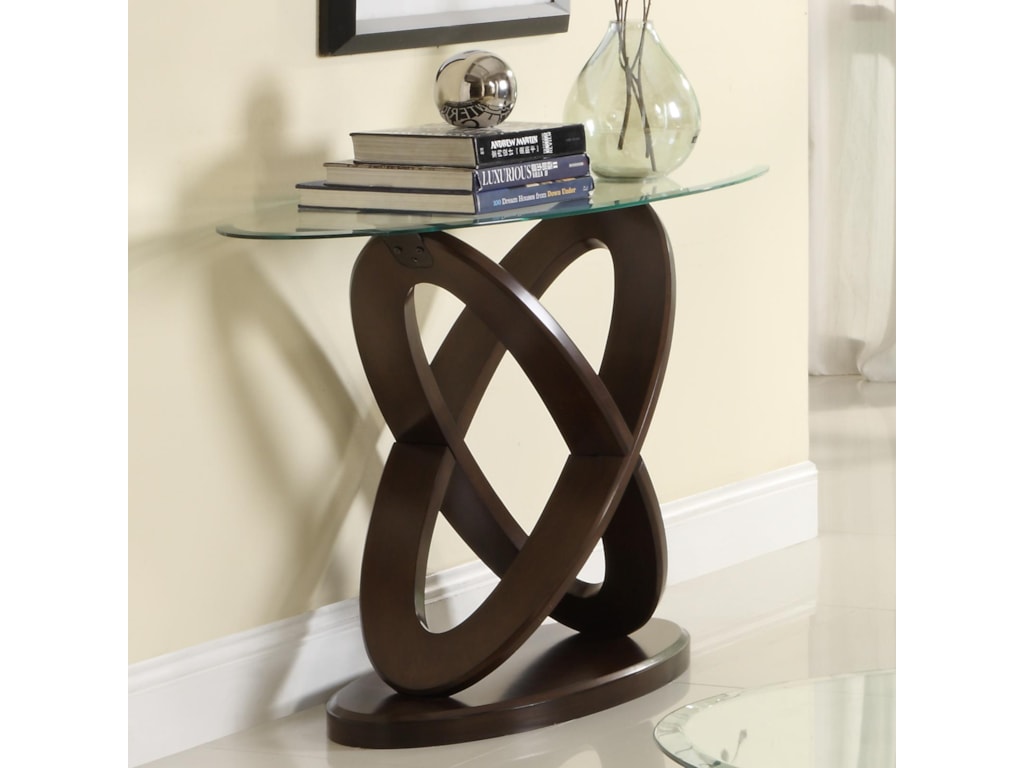 Homelegance 3401WOval Sofa Table