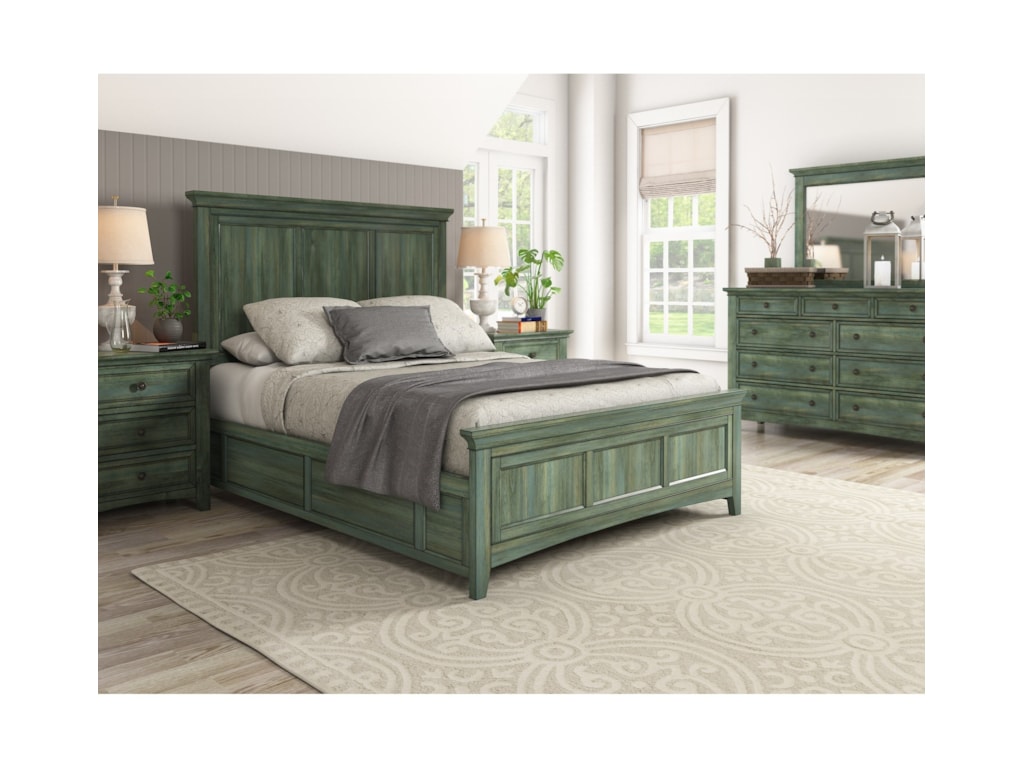Homelegance 395Queen Panel Bed