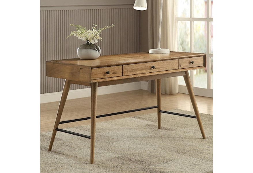 Homelegance Lavi Contemporary Writing Desk With Storage Simply