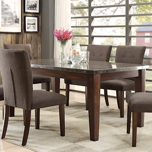 Homelegance 5281 Dining Table with Bluestone Top - Wayside ... Homelegance 5281 Dining Table with Bluestone Top - Wayside ...