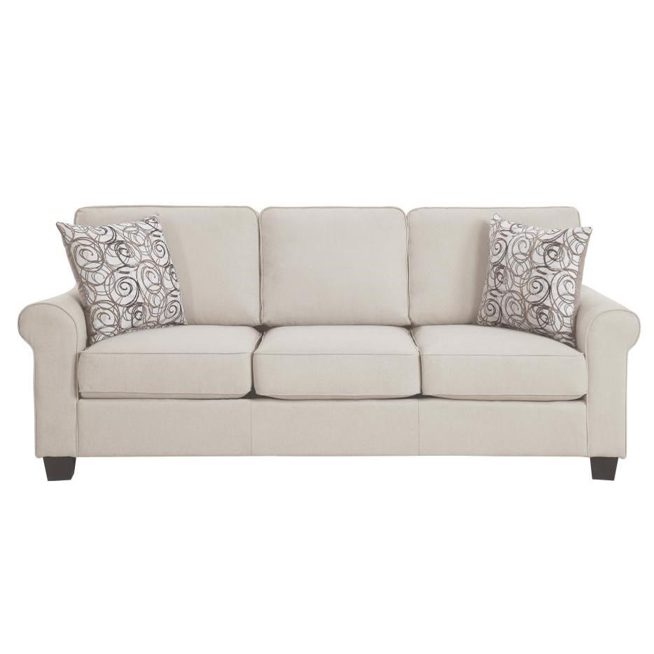 Homelegance Selkirk Transitional Sofa Sleeper With Removable Seat