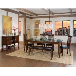 Homelegance Furniture Alita Transitional Formal Dining Room Group