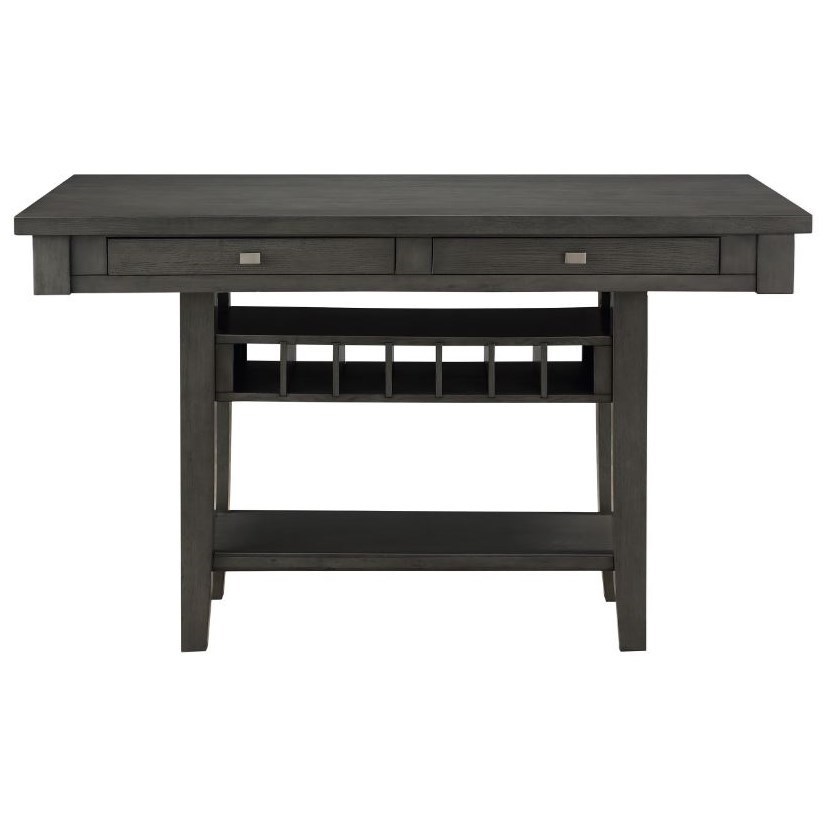 Homelegance Baresford Transitional 4 Drawer Counter Height Table