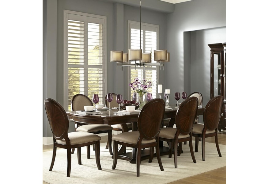 Homelegance Delavan Transitional Dining Table And Chair Set A1