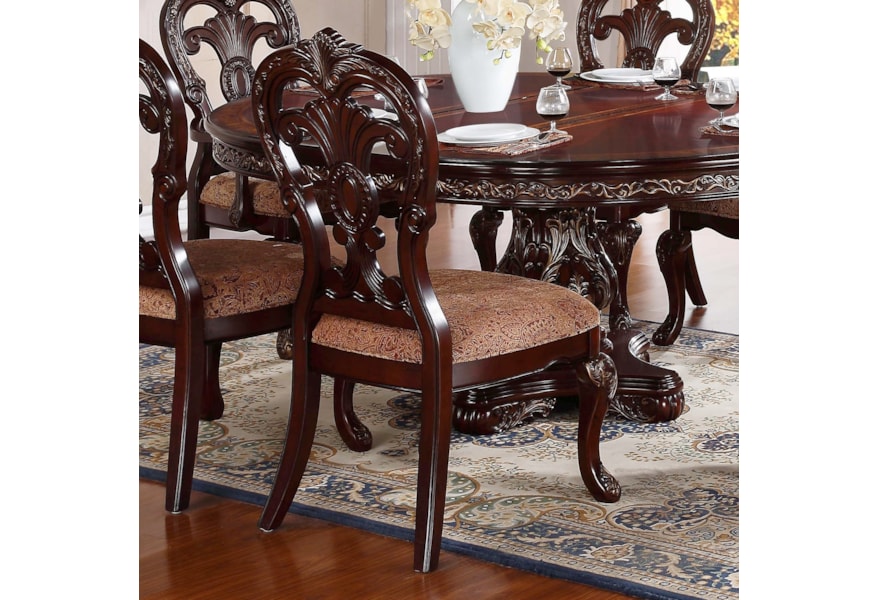 Homelegance Deryn Park Traditional Dining Side Chair With