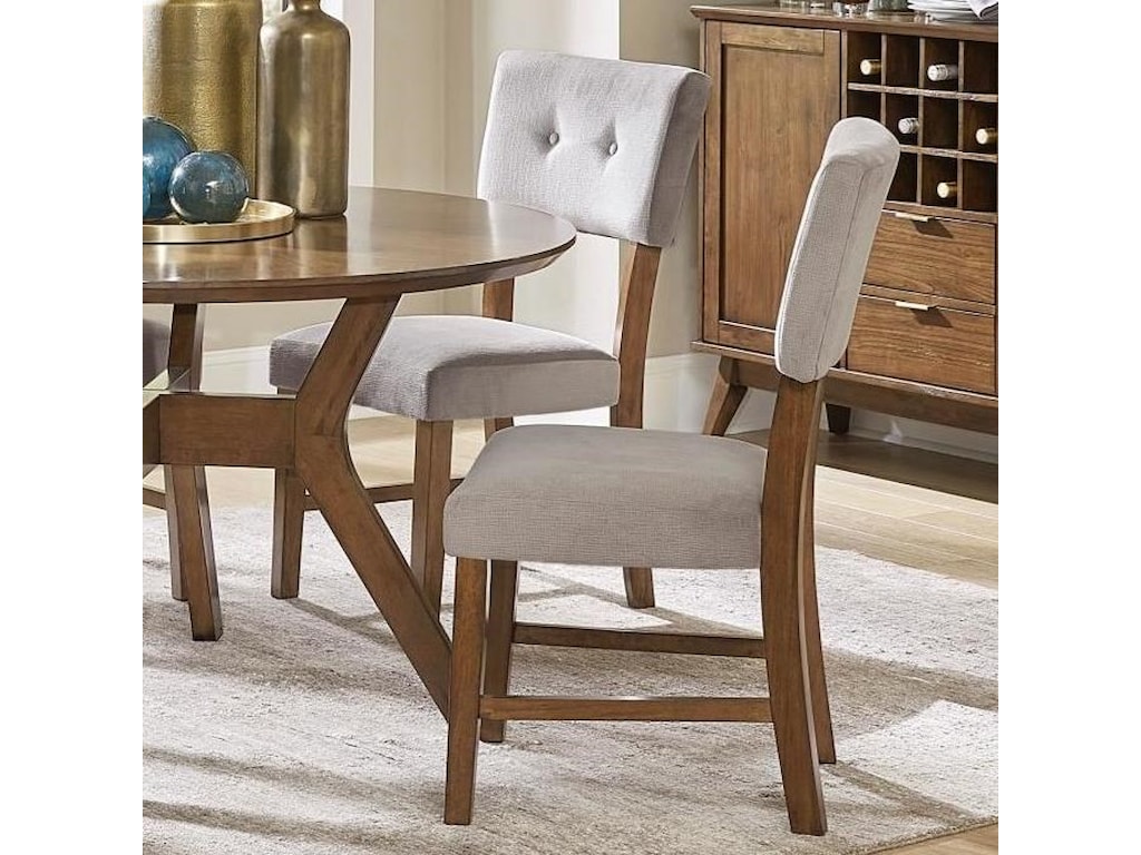 Edam Mid Century Modern Upholstered Side Chair By Homelegance At Beck S Furniture