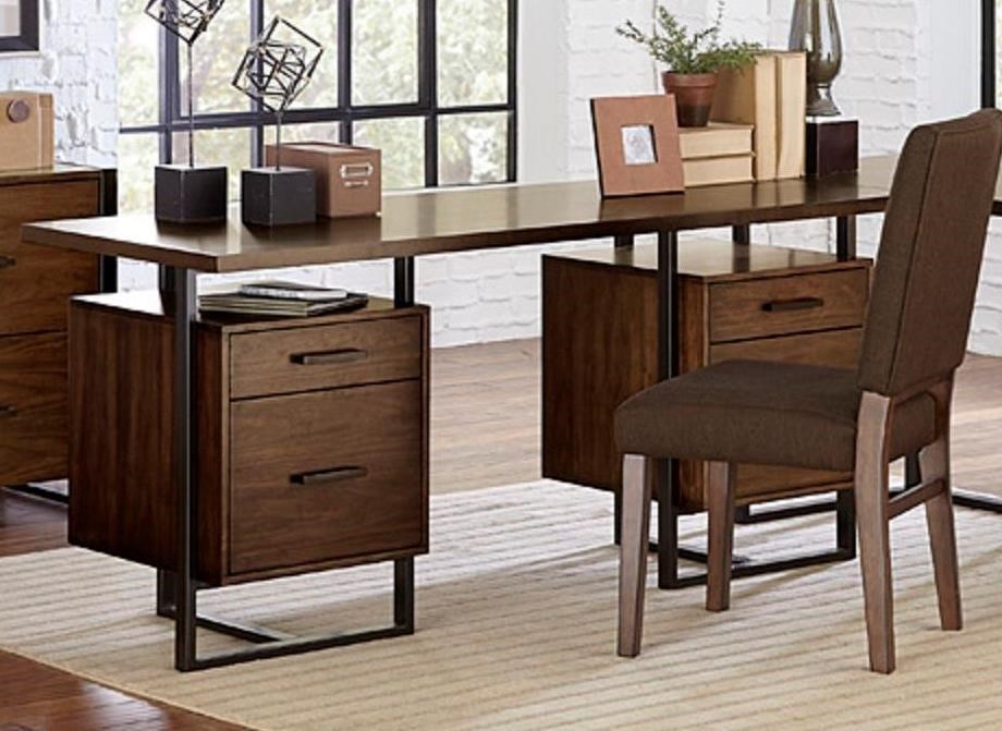 Homelegance Sedley Contemporary Writing Desk With Two Cabinets And