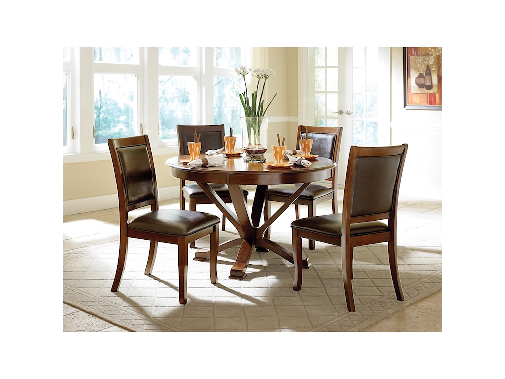 Homelegance Helena Transitional Round Table And Chair Set With