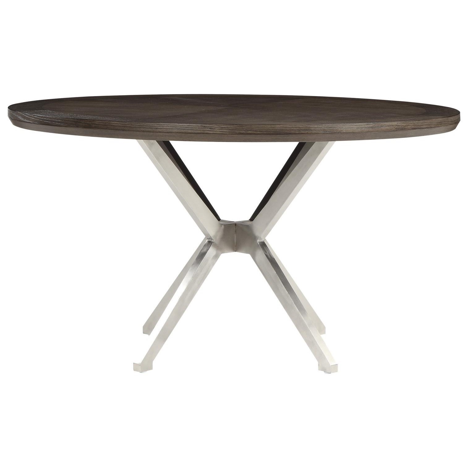 Homelegance Ibiza Mid Century Modern Round Dining Table With